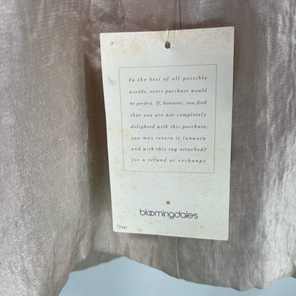 NWT ALEXIA ADMOR NEW YORK USA Made 🇺🇸 Champagne Bow Halter Neck Mini Dress S - Picture 15 of 16